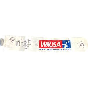 WUSA Championship 2001 Autographed Thunderstick Banger Lilly, Sissi, Horvath
